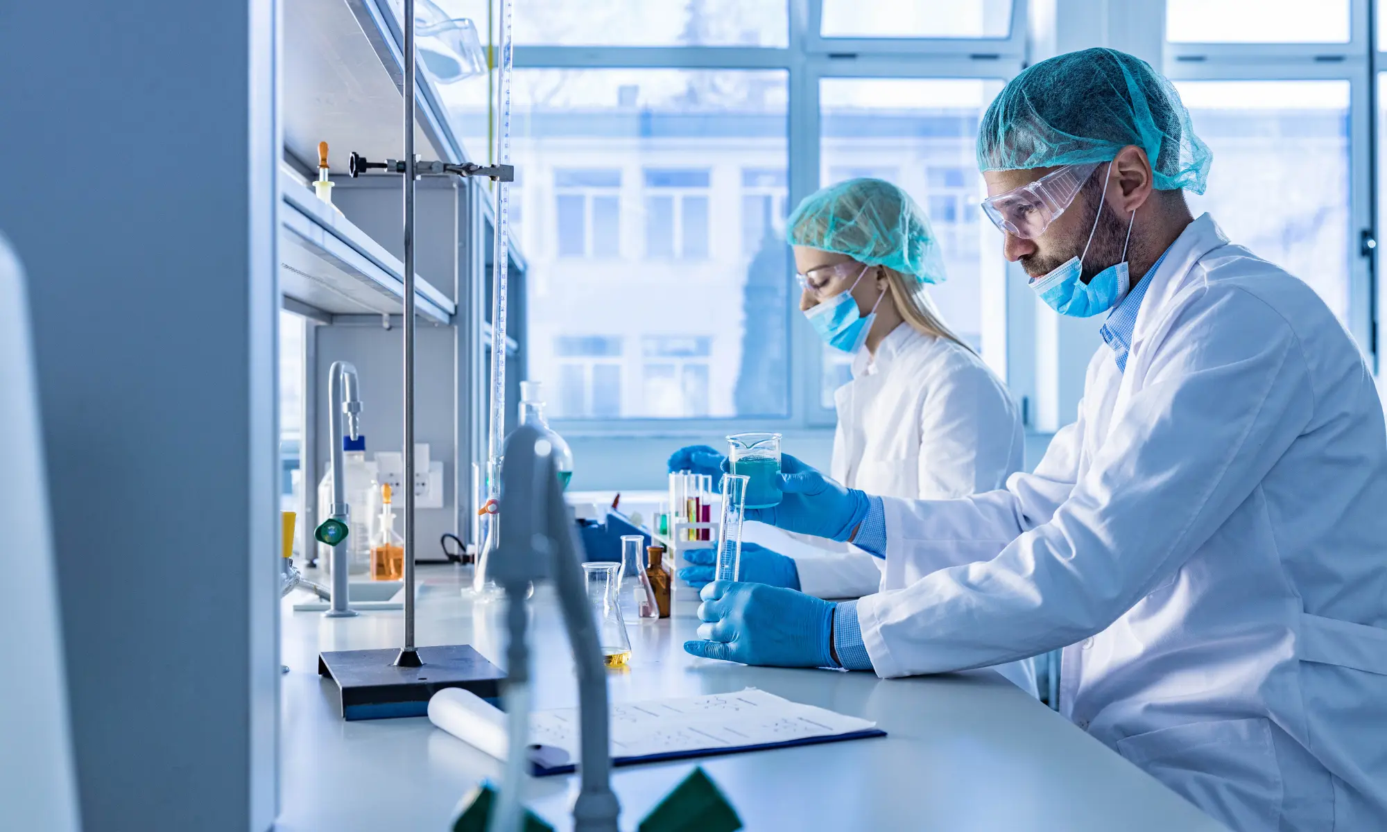 Laboratory background